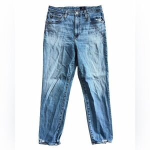 Ag Adriano Goldschmied Light Blue Straight Jeans
